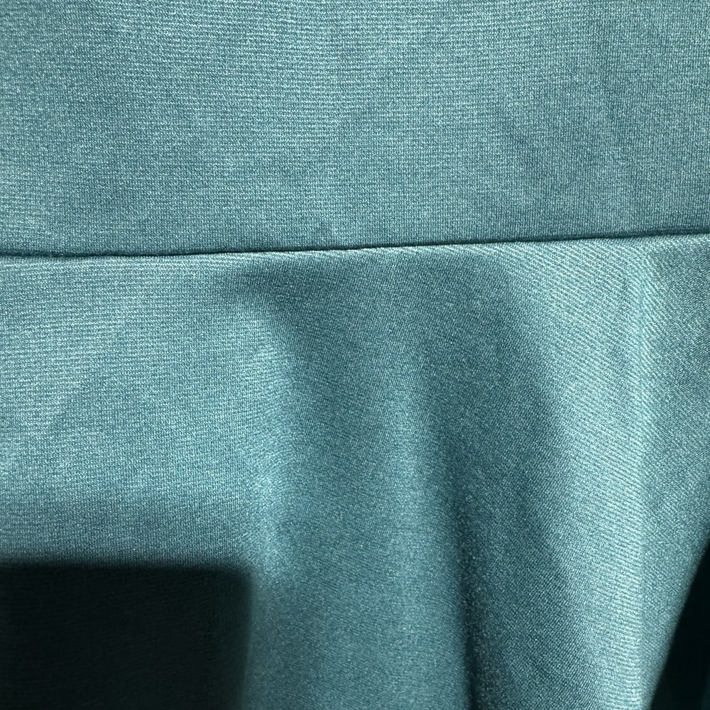 Bold Elements Skirt Ruffle Elastic Stretch Xl 27" Long NEW  Dark Teal‎ - Picture 4 of 8